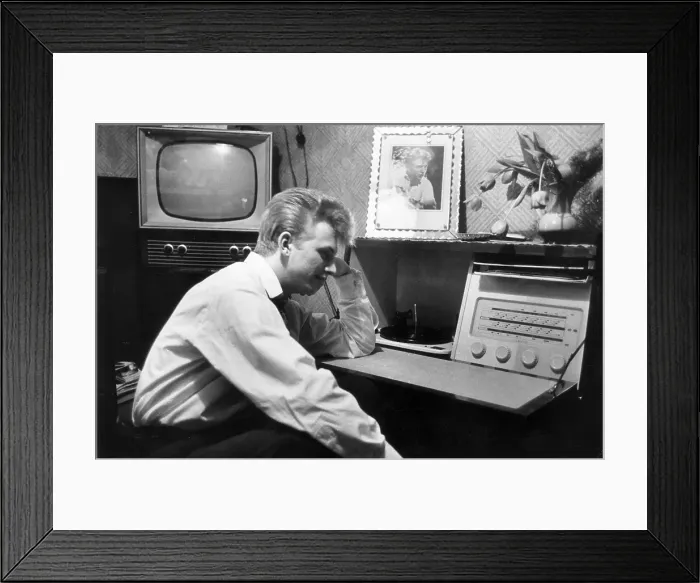 Framed Print : Tommy Listening Framed Print : Tommy Listening