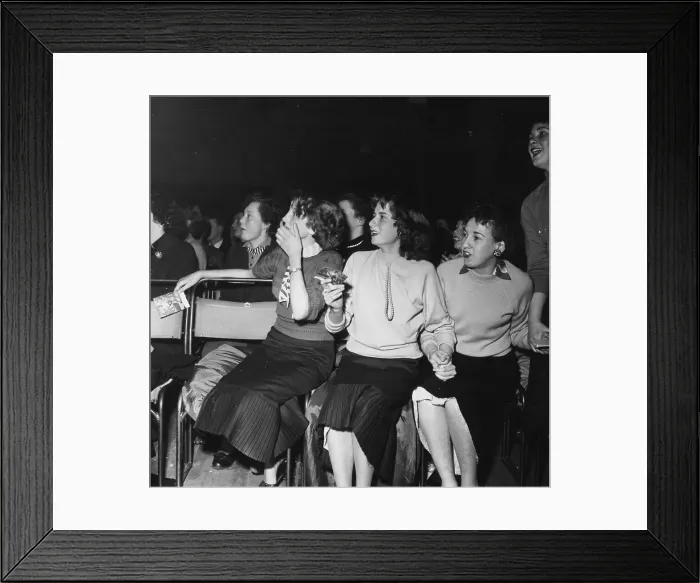 Framed Print : Tommy Steele Fans