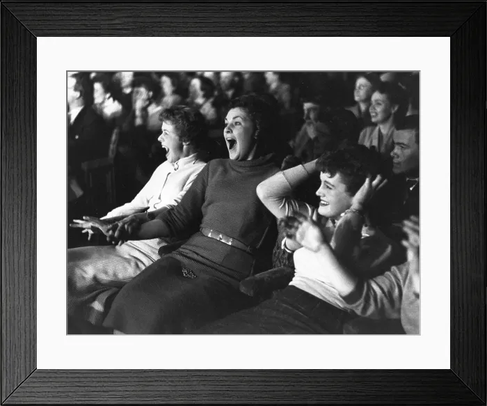 Framed Print : Tommy Steele Fans Framed Print : Tommy Steele Fans