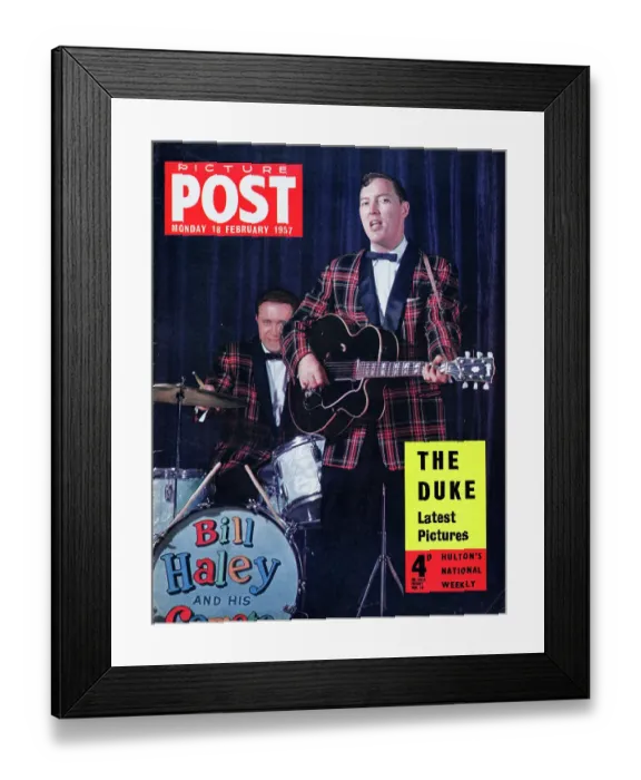 Framed Print : Bill Haley And His Comets Framed Print : Bill Haley And His Comets