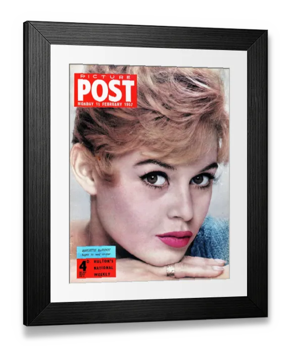 Framed Print : Brigitte Bardot Framed Print : Brigitte Bardot