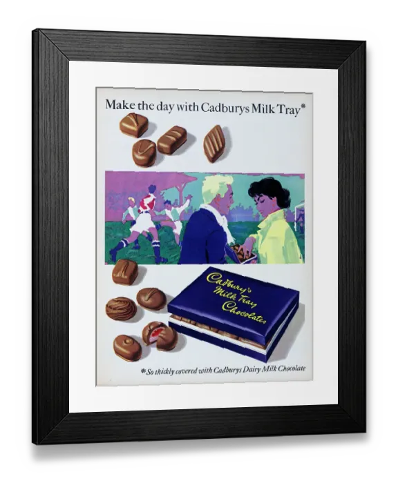 Framed Print : Cadbury's Milk Tray Chocolates Framed Print : Cadbury's Milk Tray Chocolates