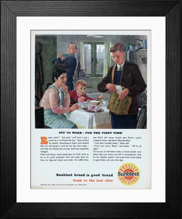 Framed Print : Off To Work - For The First Time Framed Print : Off To Work - For The First Time