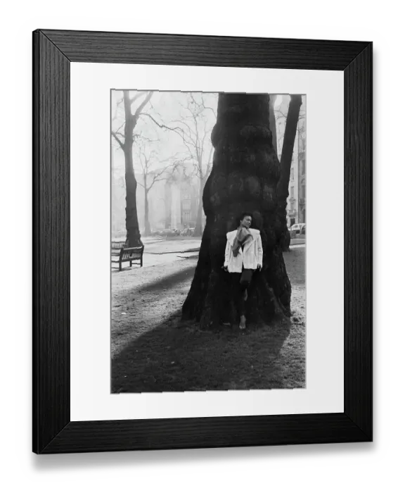 Framed Print : Eartha Kitt In Berkeley Square Framed Print : Eartha Kitt In Berkeley Square