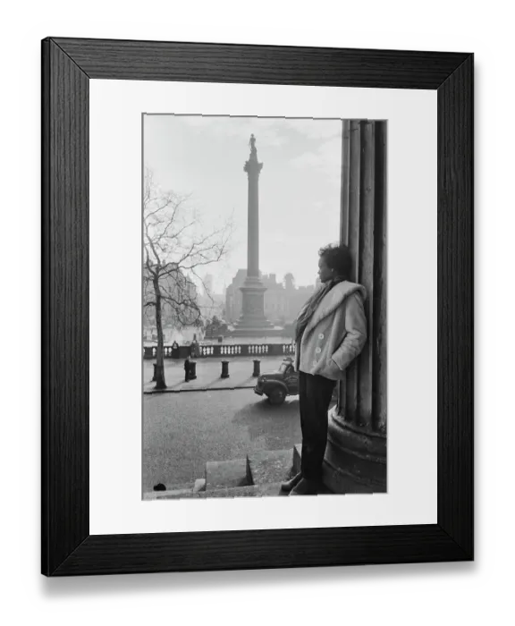 Framed Print : Eartha Kitt In Trafalgar Square