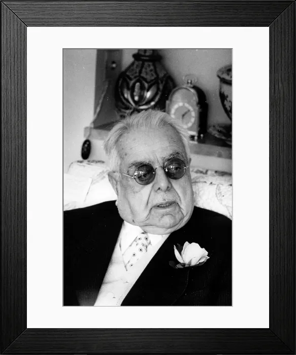 Framed Print : Aga Khan. 7th January 1957: Aga Sultan Sir Mohammed Shah Framed Print : Aga Khan. 7th January 1957: Aga Sultan Sir Mohammed Shah