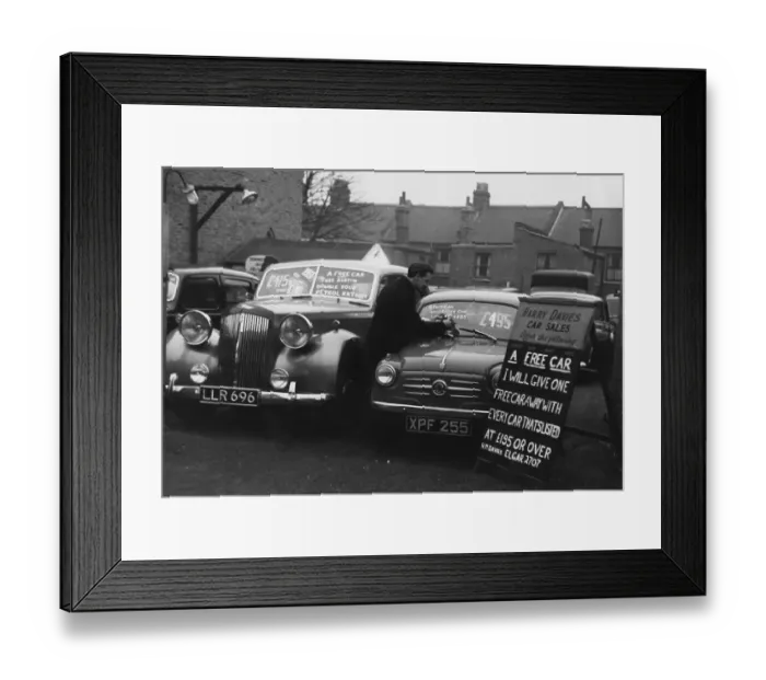 Framed Print : Two Cars For One Framed Print : Two Cars For One