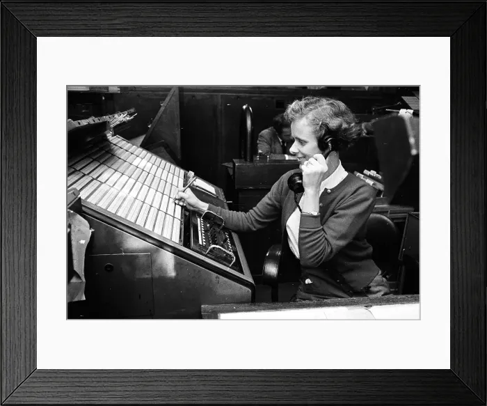 Framed Print : Radio Operator Framed Print : Radio Operator
