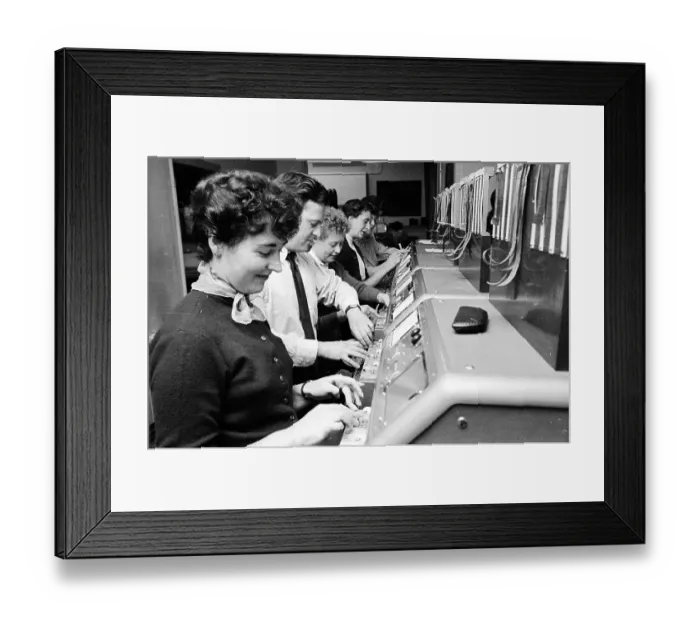 Framed Print : Tickertape Machines Framed Print : Tickertape Machines
