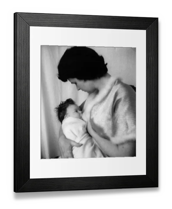Framed Print : Breast Feeding Framed Print : Breast Feeding