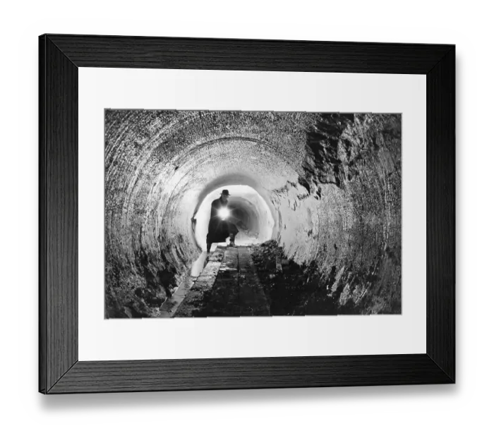 Framed Print : Tunnel Light Framed Print : Tunnel Light