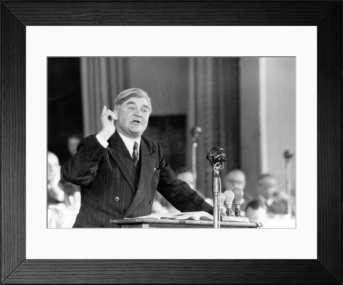 Framed Print : Bevan Speaks Framed Print : Bevan Speaks