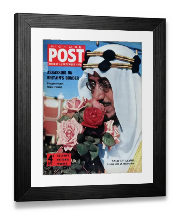 Framed Print : King Saud Of Saudi Arabia Framed Print : King Saud Of Saudi Arabia