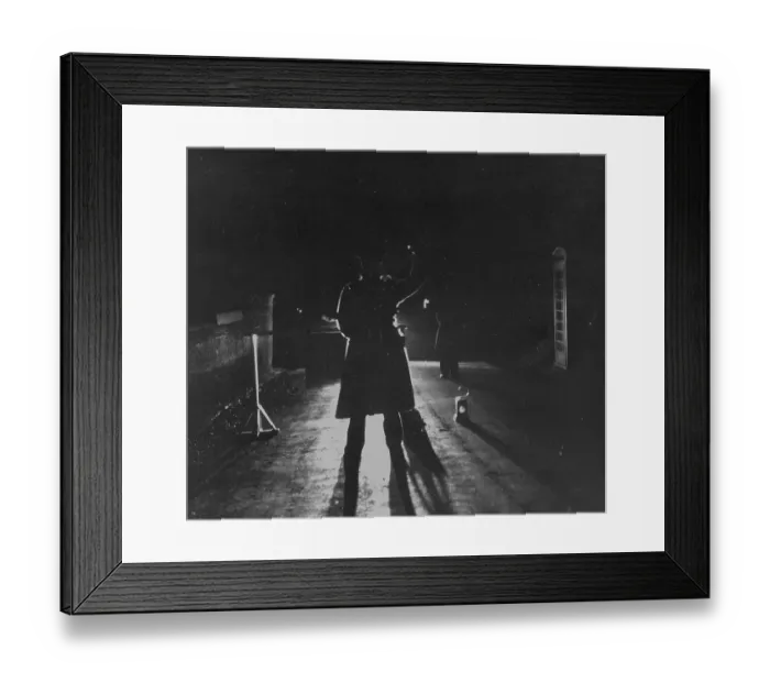 Framed Print : Road Block