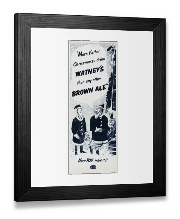 Framed Print : Watney's Brown Ale Framed Print : Watney's Brown Ale