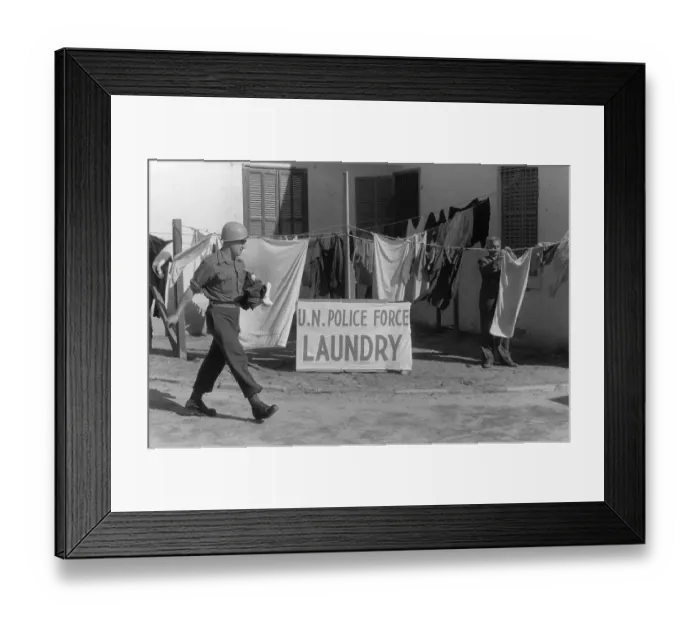 Framed Print : Combat Clothesline Framed Print : Combat Clothesline