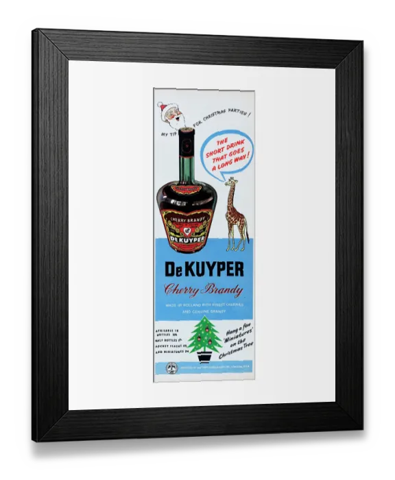 Framed Print : De Kuyper Cherry Brandy Framed Print : De Kuyper Cherry Brandy