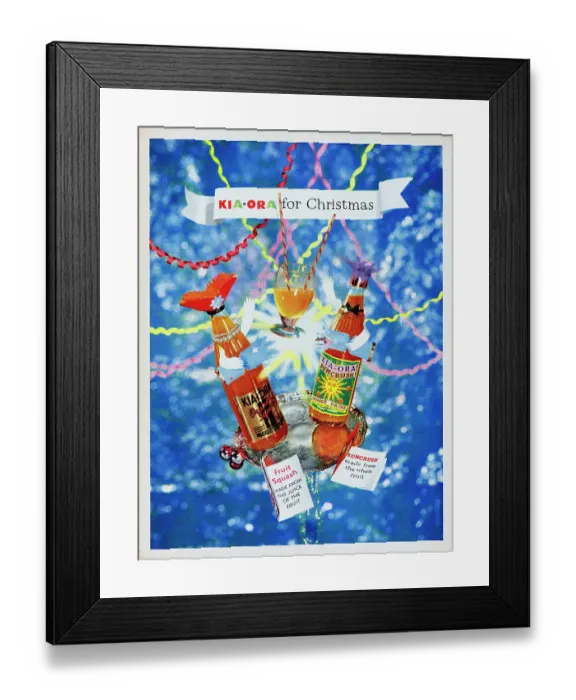 Framed Print : Kia-Ora For Christmas Framed Print : Kia-Ora For Christmas