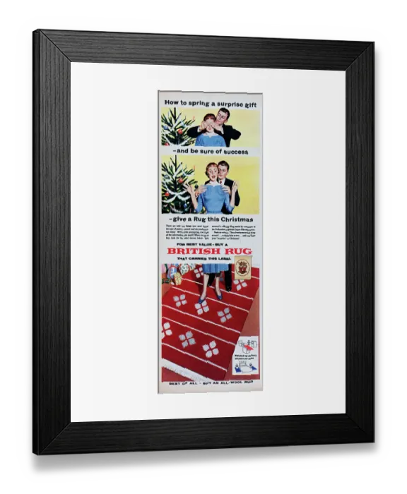 Framed Print : British Rug Framed Print : British Rug