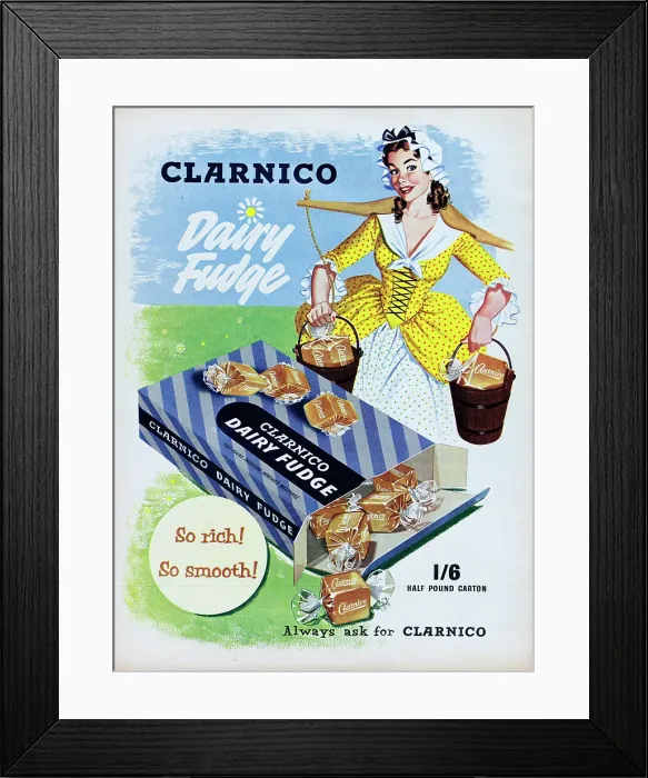 Framed Print : Clarnico Dairy Fudge Framed Print : Clarnico Dairy Fudge