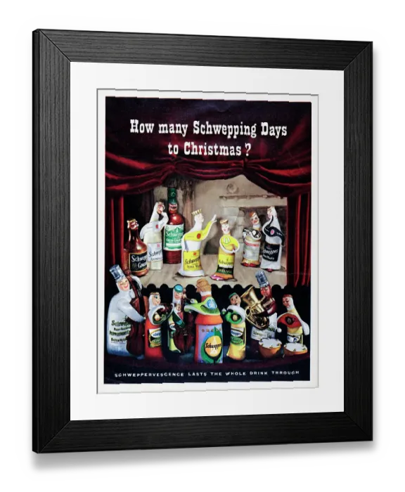 Framed Print : How Many Schwepping Days To Christmas? Framed Print : How Many Schwepping Days To Christmas?