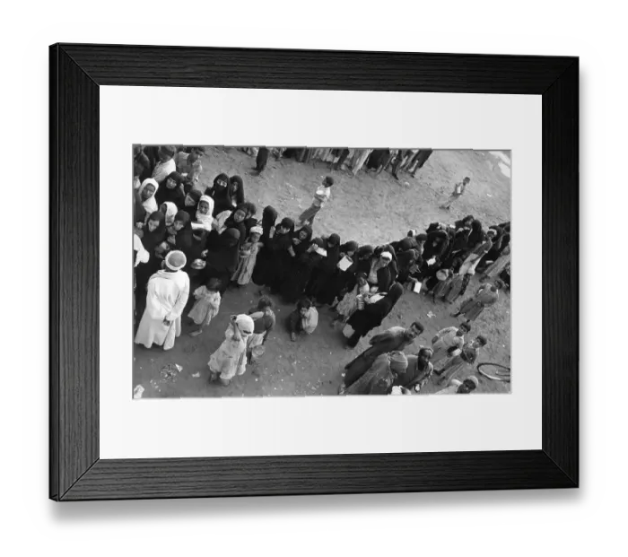 Framed Print : Soup Queue Framed Print : Soup Queue