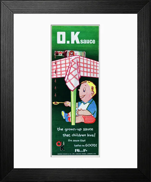 Framed Print : O.K. Sauce Framed Print : O.K. Sauce
