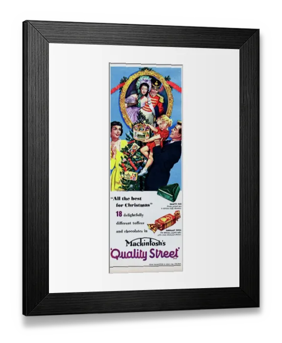 Framed Print : Mackintosh's Quality Street