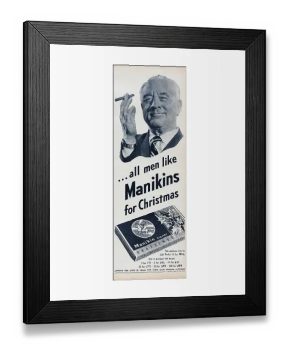 Framed Print : Manikin Cigars Framed Print : Manikin Cigars