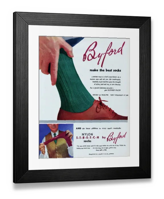 Framed Print : Byford Socks Framed Print : Byford Socks