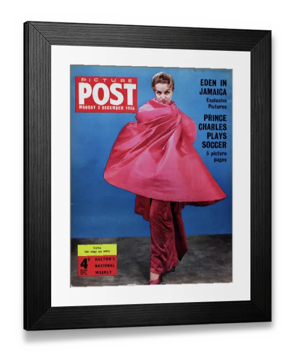 Framed Print : Yana. 3rd December 1956: British singer Yana Framed Print : Yana. 3rd December 1956: British singer Yana