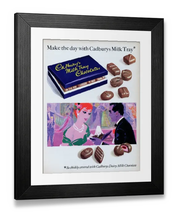 Framed Print : Cadbury's Milk Tray Framed Print : Cadbury's Milk Tray