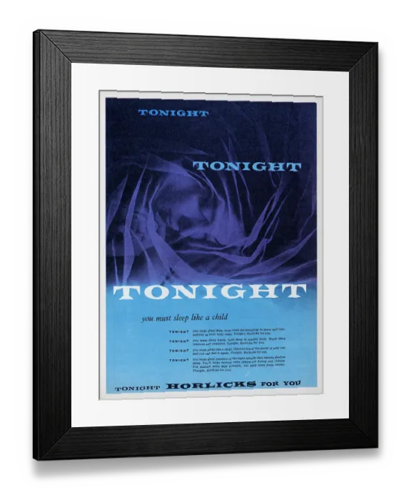 Framed Print : Tonight Horlicks For You Framed Print : Tonight Horlicks For You