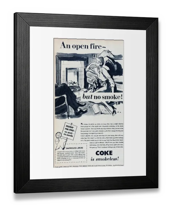 Framed Print : An Open Fire - But No Smoke! Framed Print : An Open Fire - But No Smoke!