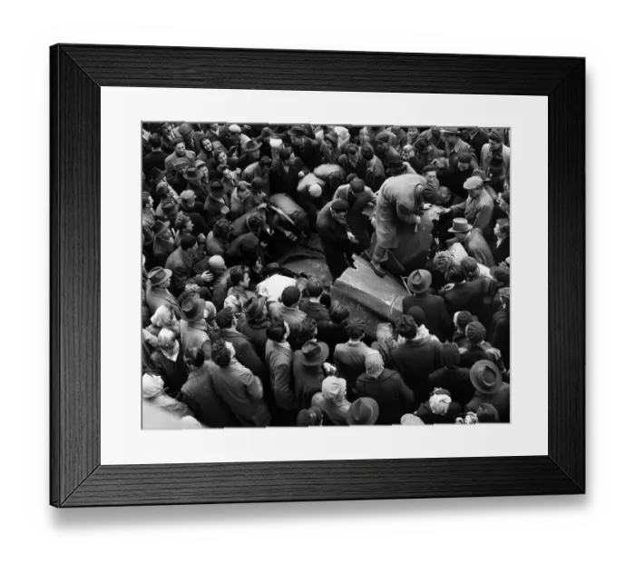 Framed Print : Destructive Crowd Framed Print : Destructive Crowd