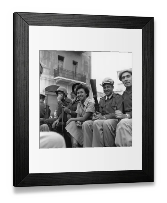 Framed Print : Gaza Army. 12th November 1956: Members of the Israeli military in Gaza Framed Print : Gaza Army. 12th November 1956: Members of the Israeli military in Gaza