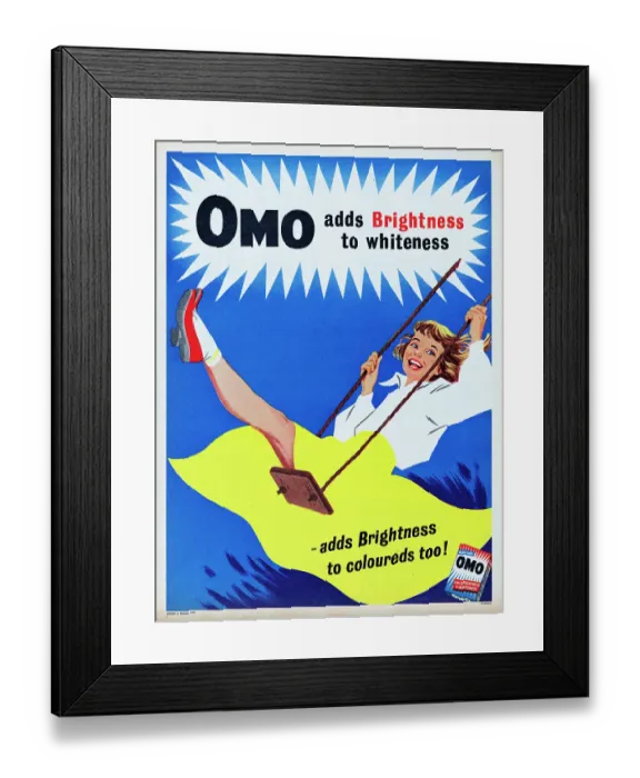 Framed Print : Omo Washing Powder Framed Print : Omo Washing Powder
