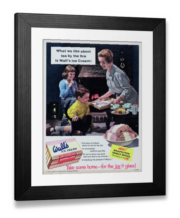 Framed Print : Wall's Ice Cream Framed Print : Wall's Ice Cream