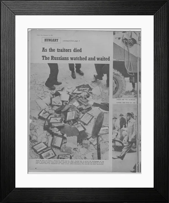 Framed Print : Hungarian Uprising