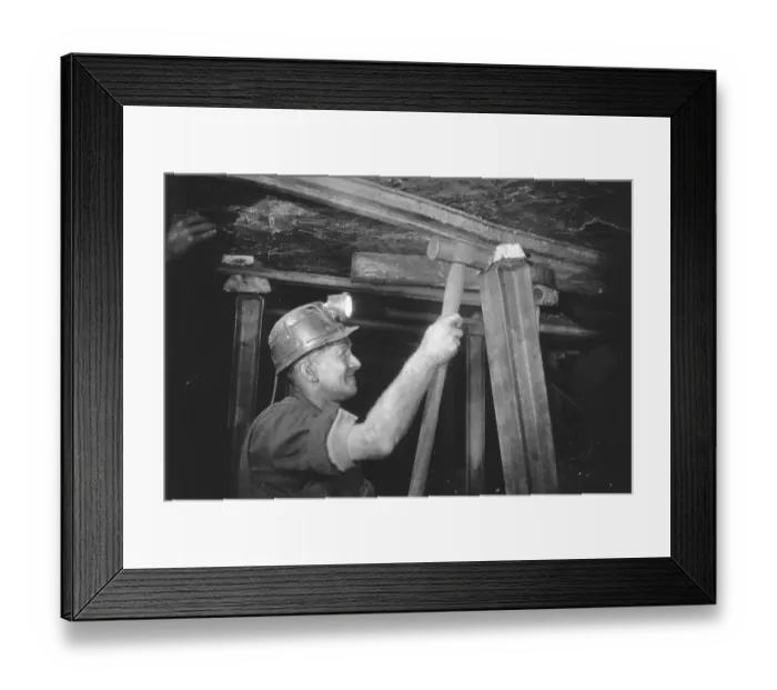 Framed Print : Welsh Miner Framed Print : Welsh Miner