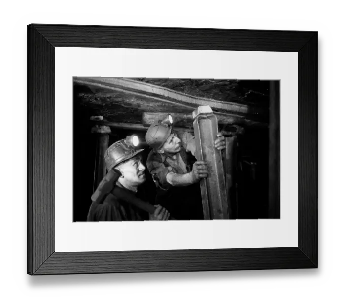 Framed Print : Coal Miners Framed Print : Coal Miners