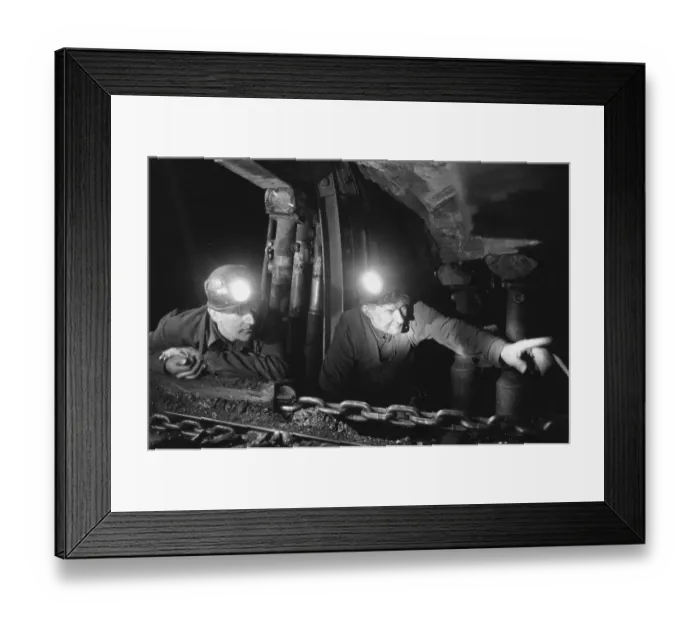 Framed Print : Coal Pit Workers Framed Print : Coal Pit Workers
