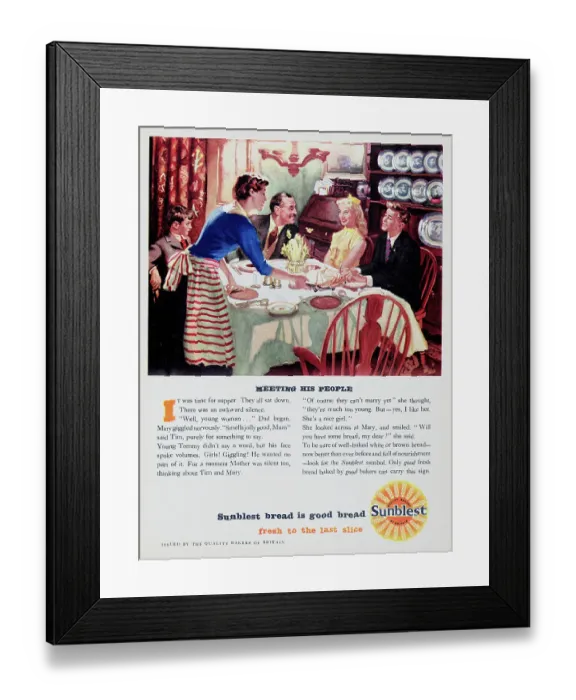 Framed Print : Sunblest Bread Framed Print : Sunblest Bread
