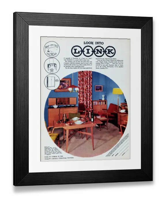 Framed Print : Link Furniture Framed Print : Link Furniture