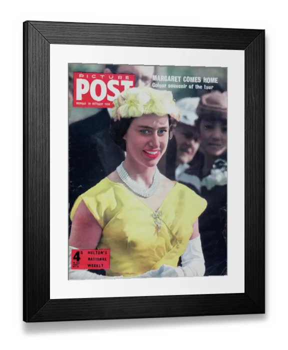 Framed Print : Princess Margaret In Africa Framed Print : Princess Margaret In Africa