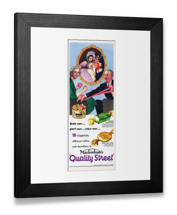 Framed Print : Mackintosh's Quality Street