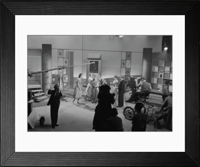 Framed Print : Double Your Money On Set, 1956 Framed Print : Double Your Money On Set, 1956