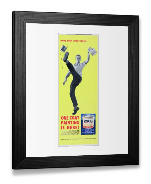 Framed Print : Luxol Enamel Paint