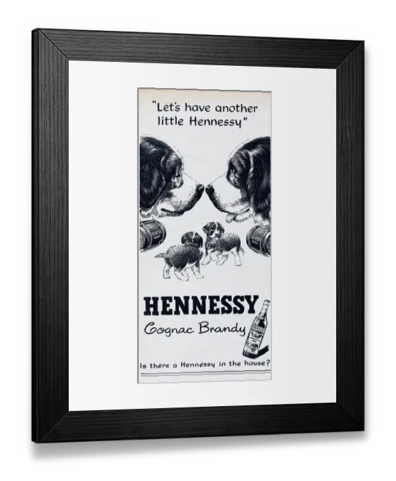 Framed Print : Let's Have Another Little Hennessy Framed Print : Let's Have Another Little Hennessy