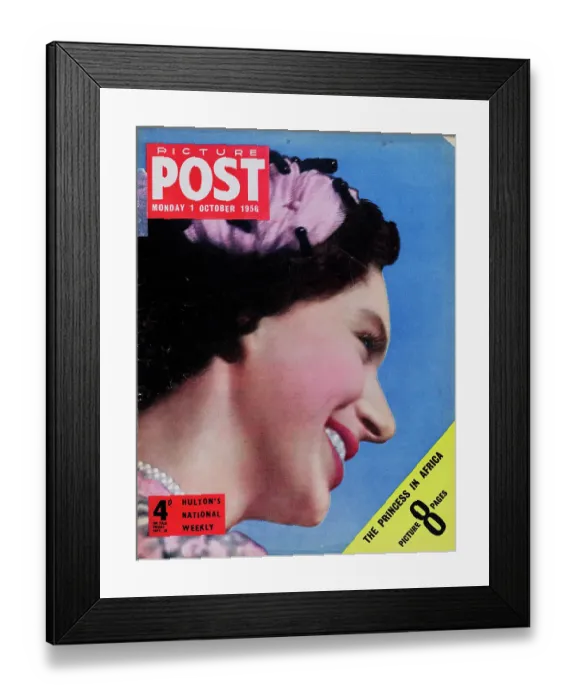 Framed Print : Princess Margaret In Africa Framed Print : Princess Margaret In Africa